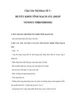HUYẾT KHỐI TĨNH MẠCH SÂU (DEEP VENOUS THROMBOSIS) pptx