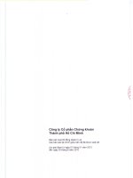 công ty cổ phần chứng khoán thành phố HCM báo cáo hội đồng quản trị báo cáo tài chính giữa niên độ được soát xét cho giai đoạn từ 1 tháng 1 năm 2010 đến 30 tháng 6 năm 2010