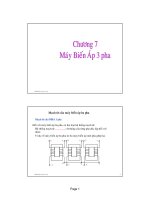 Bài giảng kỹ thuật điện - Chương 7 docx