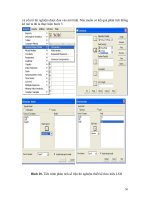 BÀI GIẢNG ỨNG DỤNG TIN HỌC TRONG THIẾT KẾ THÍ NGHIỆM VÀ XỬ LÝ SỐ LIỆU (Phương pháp nghiên cứu nâng cao) part 8 pdf
