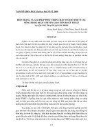 Báo cáo nghiên cứu khoa học: 