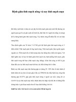 Bệnh giãn tĩnh mạch nông và suy tĩnh mạch mạn pot