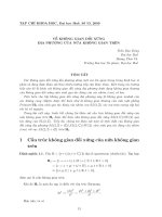 Báo cáo nghiên cứu khoa học: 