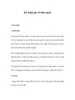 Kỹ thuật gây tê tĩnh mạch pot