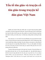 Yếu tố tôn giáo và truyện cổ tôn giáo trong truyện kể dân gian Việt Nam pptx