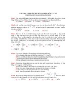 CHƯƠNG TRÌNH ÔN THI TỐT NGHIỆP MÔN VẬT LÍ CHƯƠNG MỘT: DAO ĐỘNG CƠ HỌC pot