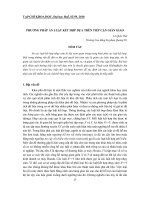 Báo cáo nghiên cứu khoa học: 