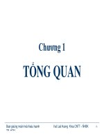 LÝ THUYẾT HỆ ĐIỀU HÀNH - CHƯƠNG 1 doc