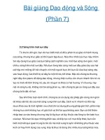 Bài giảng Dao động và Sóng (Phần 7) pdf