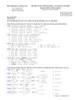 ĐỀ THI TUYỂN SINH CAO ĐẲNG NĂM 2008 Môn thi: Tiếng Nhật, mã đề thi:691 ppsx
