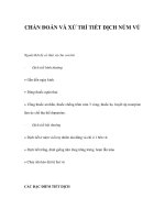 CHẨN ĐOÁN VÀ XỬ TRÍ TIẾT DỊCH NÚM VÚ pps