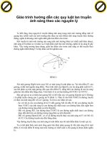 Giáo trình hướng dẫn các quy luật lan truyền ánh sáng theo các nguyên lý phần 1 pptx