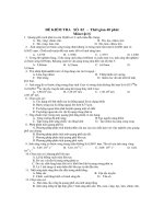 ĐỀ KIỂM TRA SỐ 02 - Môn: Vật lý doc