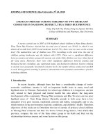 Báo cáo nghiên cứu khoa học: 