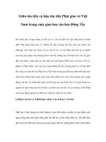 Giữa tân tiến và hậu tân tiến Phật giáo và Việt Nam trong cuộc giao lưu văn hóa Đông Tây pot