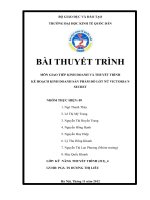 TIỂU LUẬN GIAO TIẾP KINH DOANH KẾ HOẠCH KINH DOANH SẢN PHẨM ĐỒ LÓT NỮ VICTORIA’S SECRET