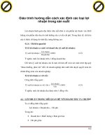 Giáo trình hướng dẫn cách xác định các loại lợi nhuận trong sản suất phần 1 potx