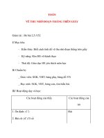 Giáo án lớp 4 môn TOÁN VẼ THU NHỎ ĐOẠN THẲNG TRÊN GIẤY docx