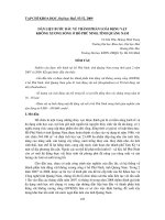 Báo cáo nghiên cứu khoa học: 