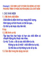 CƠ HỌC ỨNG DỤNG - PHẦN 2 ĐỘNG HỌC - CHƯƠNG 6 ppsx