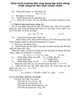 Giáo trình hướng dẫn ứng dụng lập trình dòng nhiệt riêng do làm lạnh nước châm p1 ppt