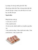 Lạ miệng với món gà chiên giòn kiểu Thái doc