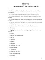 Điều trị nội khoa - ĐIỀU TRỊ VIÊM PHỔI MẮC PHẢI CỘNG ĐỒNG part 1 ppsx