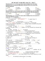 ĐỀ THI THỬ TN-ĐH MÔN ANH VĂN – TEST 3 pot