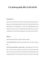 Các phương pháp điều trị đổ mồ hôi pps