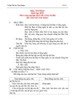 Giáo án âm nhạc lớp 2: Học hát bài: BẠN ƠI LẮNG NGHE doc