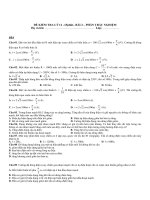 ĐỀ KIỂM TRA LÝ 12 - ĐỀ4 pps