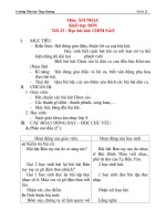 Giáo án âm nhạc lớp 4: Học hát bài: CHIM SÁO docx