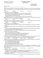 ĐỀ THI TRẮC NGHIỆM MÔN VẬT LÝ - Mã đề thi 359 docx