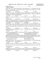 KIỂM TRA 1 TIẾT MÔN VẬT LÝ LỚP 12 – Mã đề thi 210 pot