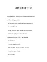 ĐIỀU TRỊ SUY TIM docx