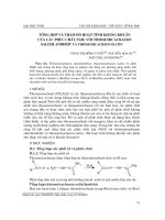 Báo cáo nghiên cứu khoa học: 