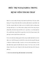 ĐIỀU TRỊ NGOẠI KHOA TRONG BỆNH VIÊM TIM DO THẤP potx