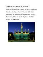 Vẻ đẹp cổ kính của ''''thủ đô âm nhạc'''' ppt