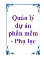 Quản lý dự án phần mềm - Phụ lục pot