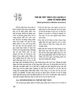 Quản lý dự án phần mềm - Chương 16 pdf