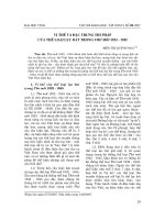 Báo cáo nghiên cứu khoa học: 