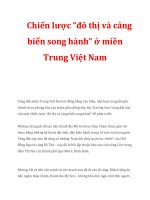 Chiến lược “đô thị và cảng biển song hành” ở miền Trung Việt Nam pps