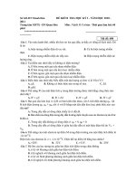 ĐỀ KIỂM TRA HỌC KỲ I NĂM HỌC 2010 - 2011 - Mã đề: 680 pdf