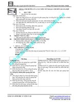 Giáo án sinh học nâng cao lớp 11 phần 7 pdf