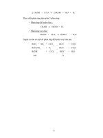 Bài giảng chế biến khí : Quá trình hydro hóa - đề hydro hóa part 2 pptx
