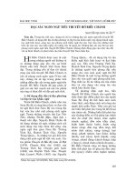 Báo cáo nghiên cứu khoa học: 