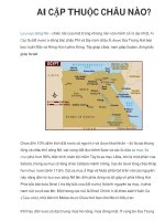 AI CẬP THUỘC CHÂU NÀO? doc