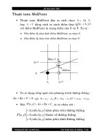 Bài giảng đồ họa : Các thuật toán vẽ đường part 3 ppt
