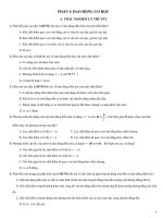 TRẮC NGHIỆM DAO ĐỘNG CƠ HỌC ppt