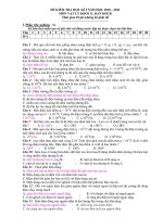 ĐỀ KIỂM TRA HỌC KÌ I NĂM HỌC 2010 – 2011 MÔN VẬT LÝ KHỐI 11 ppsx